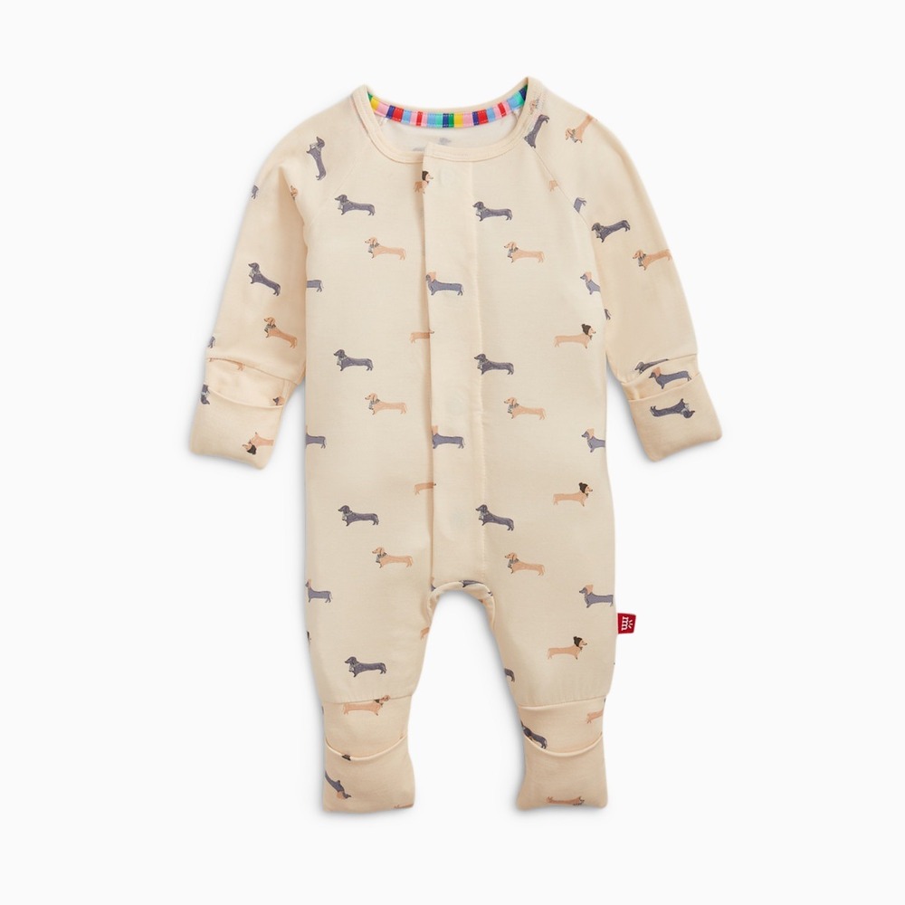 Magnetic Me Modal Magnetic Convertible Coverall Baby Unisex 3-6M Cream New W Tag